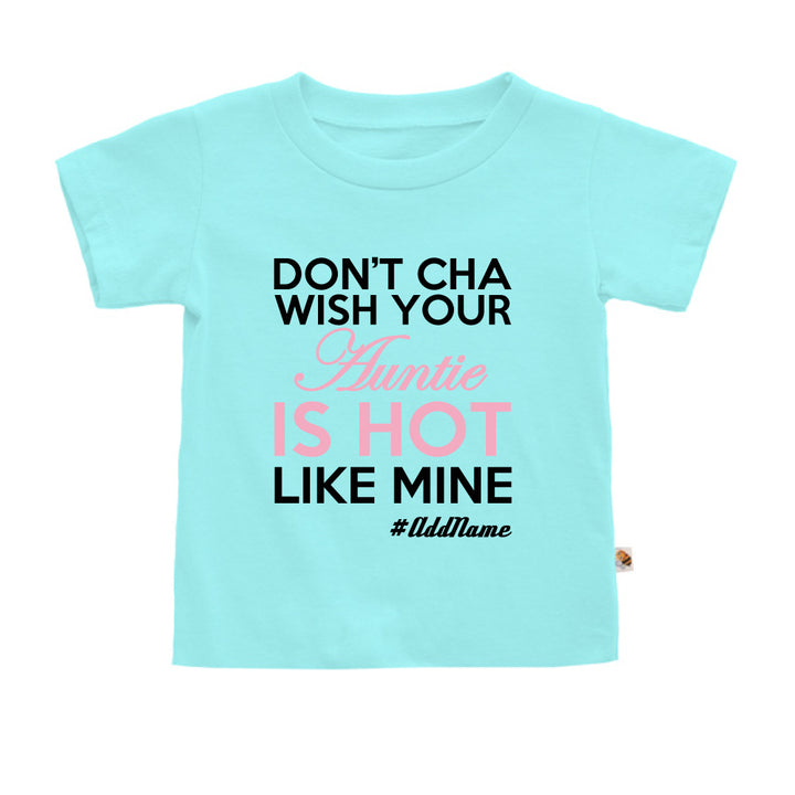 Teezbee.com - My Auntie is Hot - Kids-T (Light Blue)