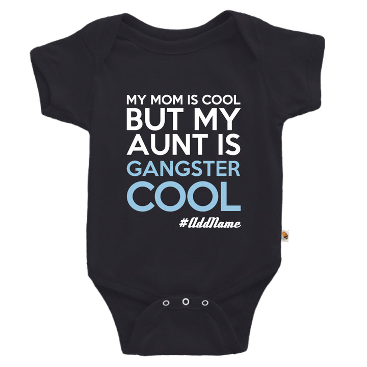 Teezbee.com - Gangster Cool Aunt - Romper (Black)