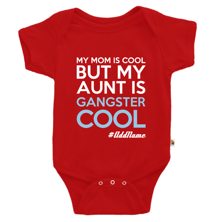 Teezbee.com - Gangster Cool Aunt - Romper (Red)