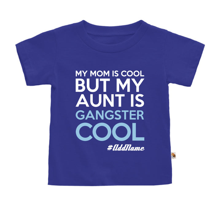 Teezbee.com - Gangster Cool Aunt - Kids-T (Blue)