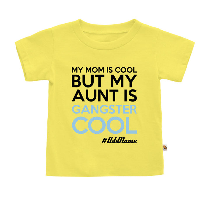 Teezbee.com - Gangster Cool Aunt - Kids-T (Light Yellow)