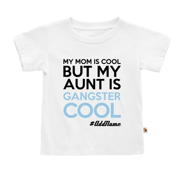 Teezbee.com - Gangster Cool Aunt - Kids-T (White)