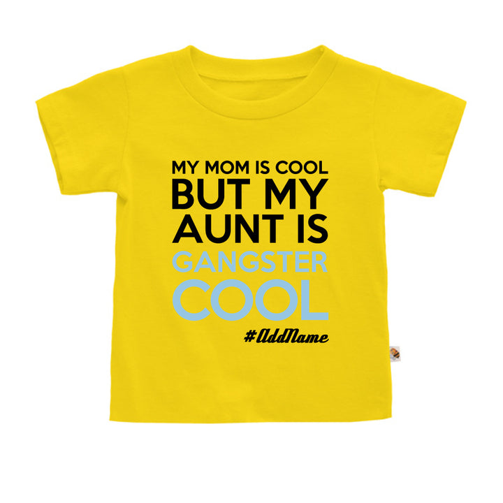 Teezbee.com - Gangster Cool Aunt - Kids-T (Yellow)