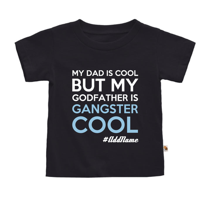 Teezbee.com - Gangster Cool Godfather - Kids-T (Black)
