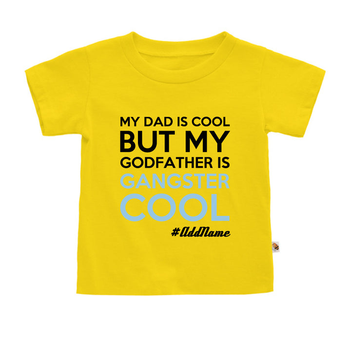 Teezbee.com - Gangster Cool Godfather - Kids-T (Yellow)