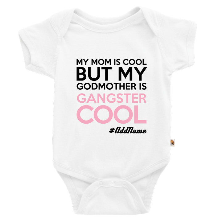 Teezbee.com - Gangster Cool Godmother - Romper (White)