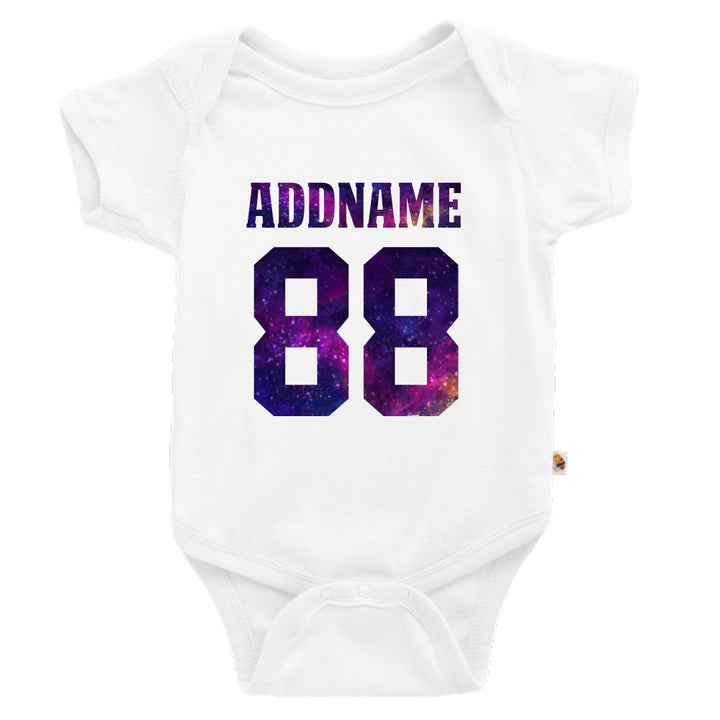 Teezbee.com - Galaxy Name with Number - Romper (White)