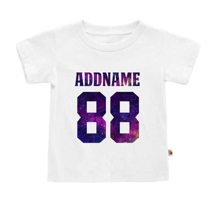 Teezbee.com - Galaxy Name with Number - Kids-T (White)