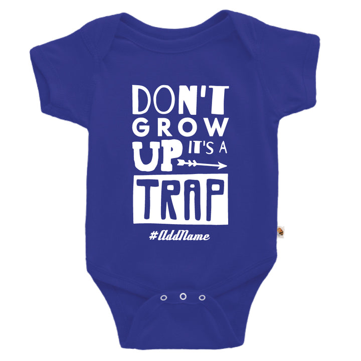 Teezbee.com - Dont Grow Up - Romper (Blue)