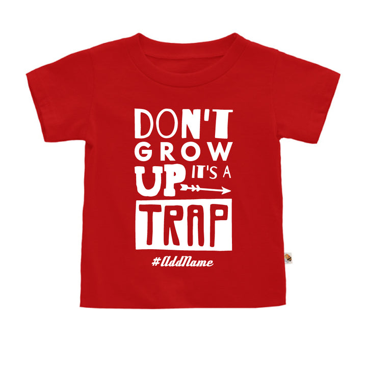 Teezbee.com - Dont Grow Up - Kids-T (Red)