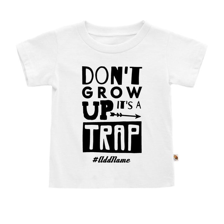 Teezbee.com - Dont Grow Up - Kids-T (White)