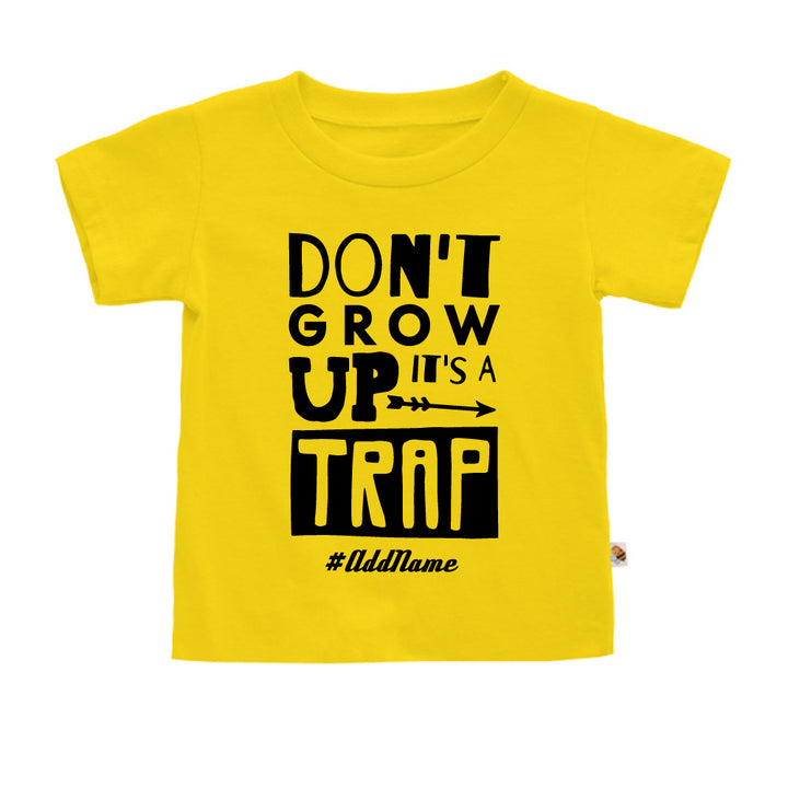 Teezbee.com - Dont Grow Up - Kids-T (Yellow)