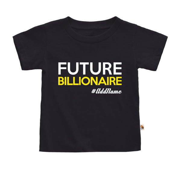 Teezbee.com - Future Billionaire - Kids-T (Black)