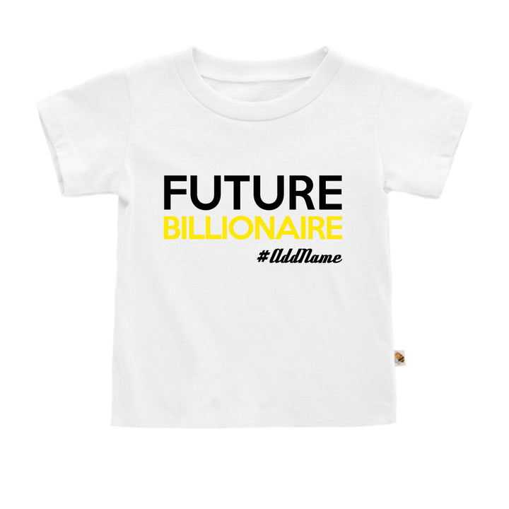 Teezbee.com - Future Billionaire - Kids-T (White)