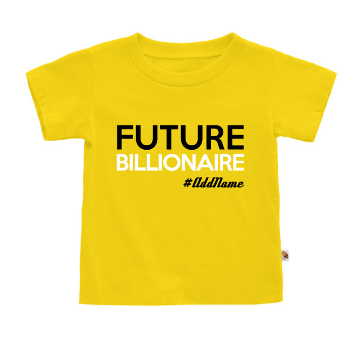 Teezbee.com - Future Billionaire - Kids-T (Yellow)