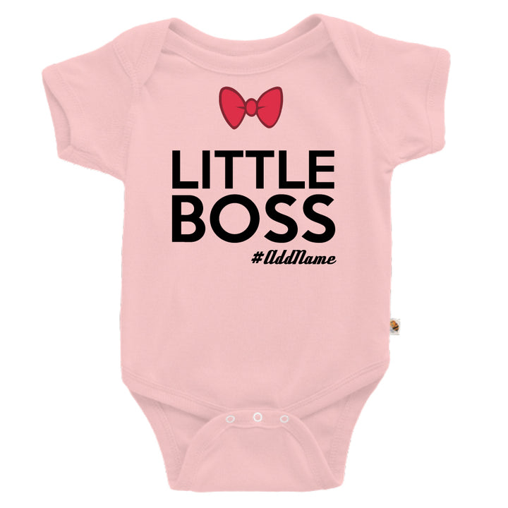 Teezbee.com - Little Boss - Romper (Pink)