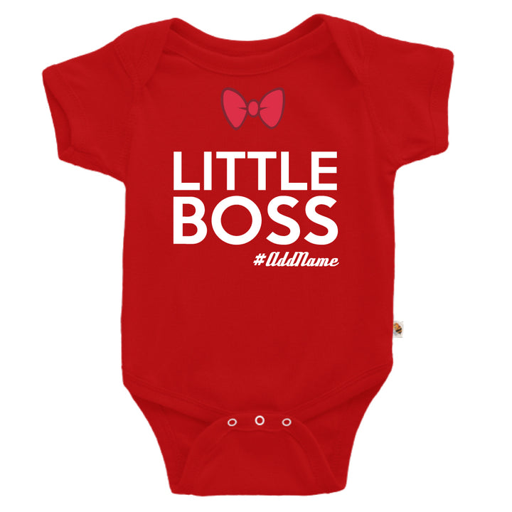 Teezbee.com - Little Boss - Romper (Red)
