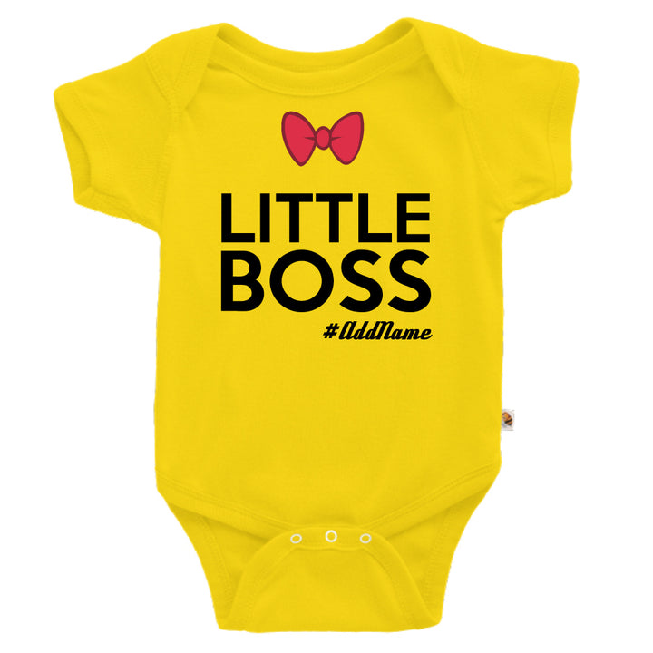 Teezbee.com - Little Boss - Romper (Yellow)
