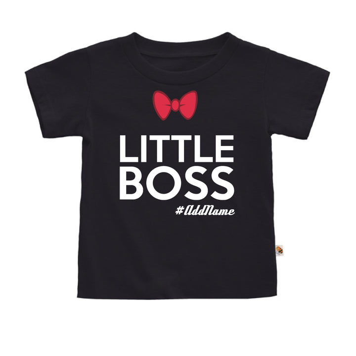 Teezbee.com - Little Boss - Kids-T (Black)