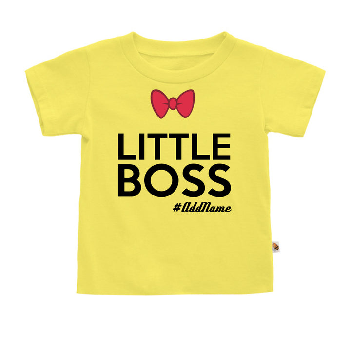 Teezbee.com - Little Boss - Kids-T (Light Yellow)