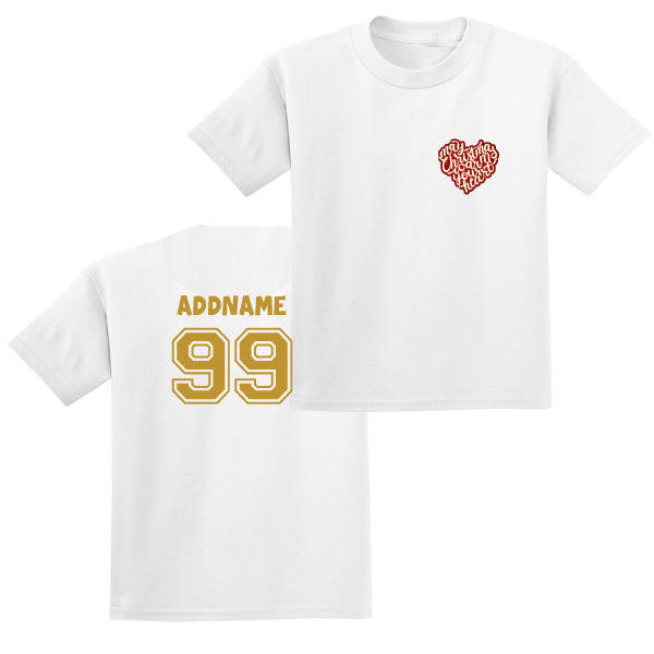 Teezbee.com - Christmas Warms Your Heart - Adult-T (White)