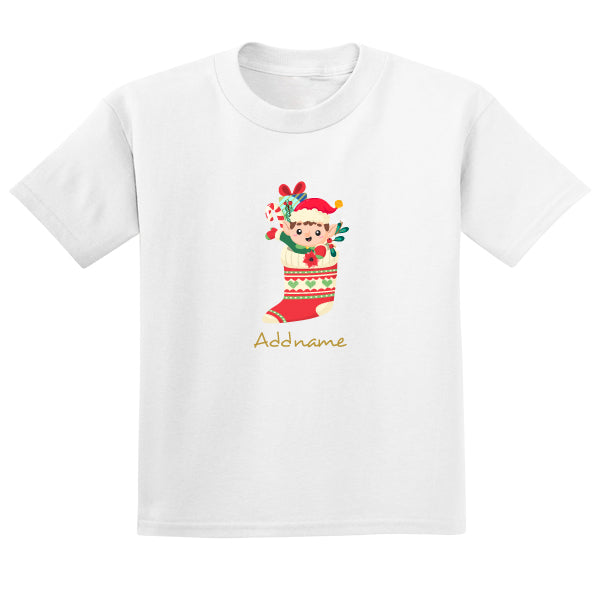 Teezbee.com - Christmas Elf Boy - Adult-T (White)