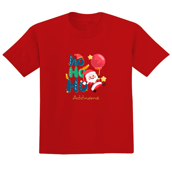 Teezbee.com - Hohoho Christmas Santa - Adult-T (Red)