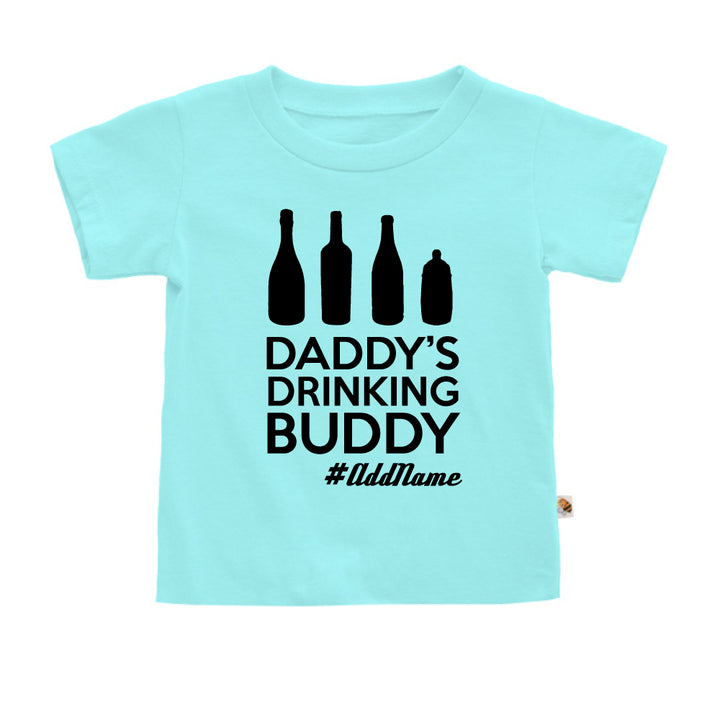 Teezbee.com - Daddy's Drinking Buddy - Kids-T (Light Blue)