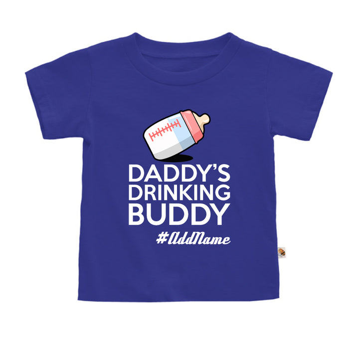 Teezbee.com - Daddy's Drinking Buddy Milk Bottle - Kids-T (Blue)