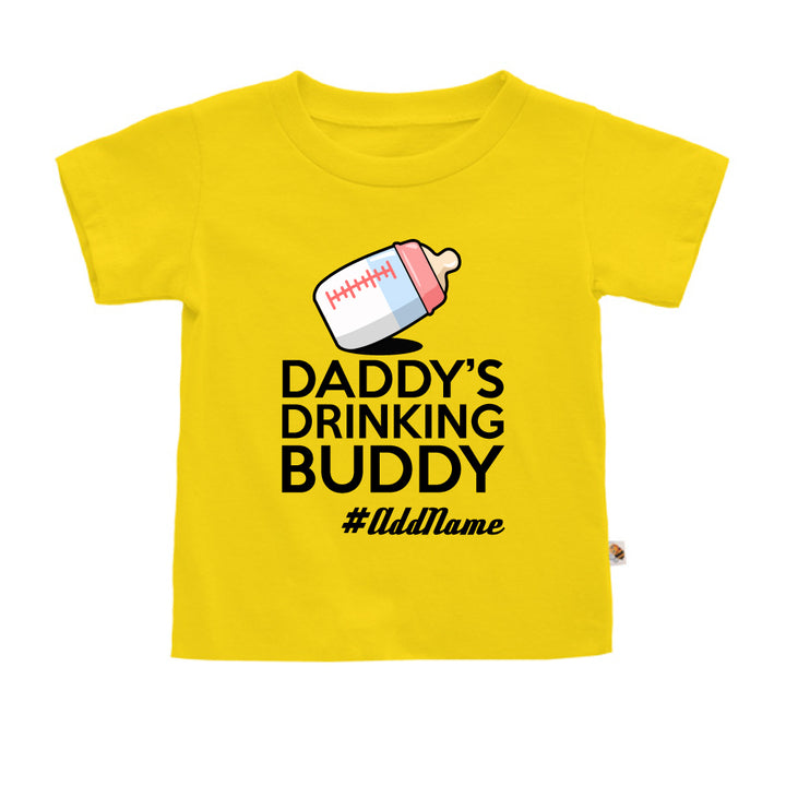 Teezbee.com - Daddy's Drinking Buddy Milk Bottle - Kids-T (Yellow)