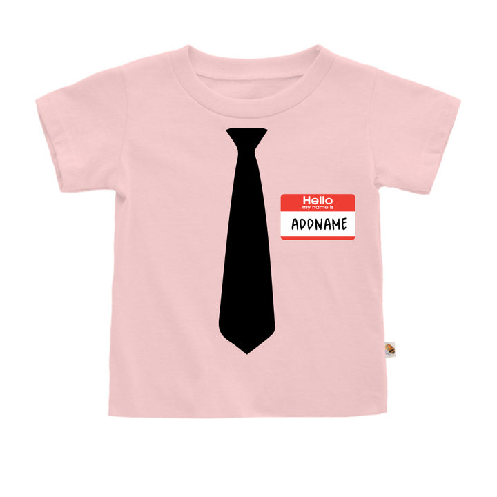 Teezbee.com - Hello Tie - Kids-T (Pink)