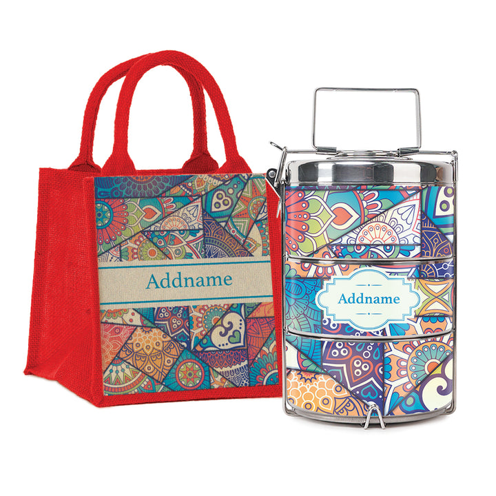 Teezbee.com - Ottoman Insulated Tiffin Carrier & Lunch Bag