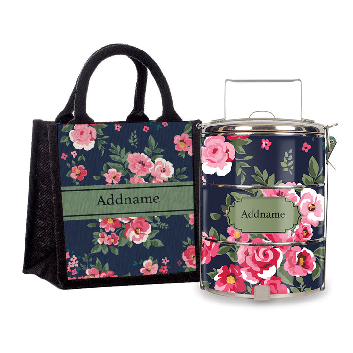 Teezbee.com - Flora Blossom Tiffin Carrier & Lunch Bag