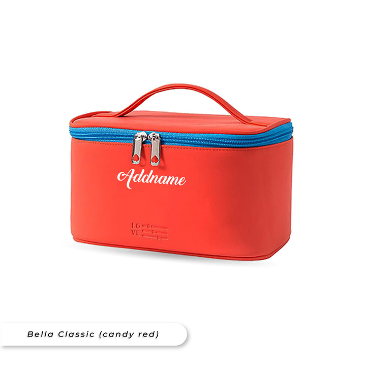 Teezbee.com - Bella Classic Cosmetic Pouch (Candy Red)
