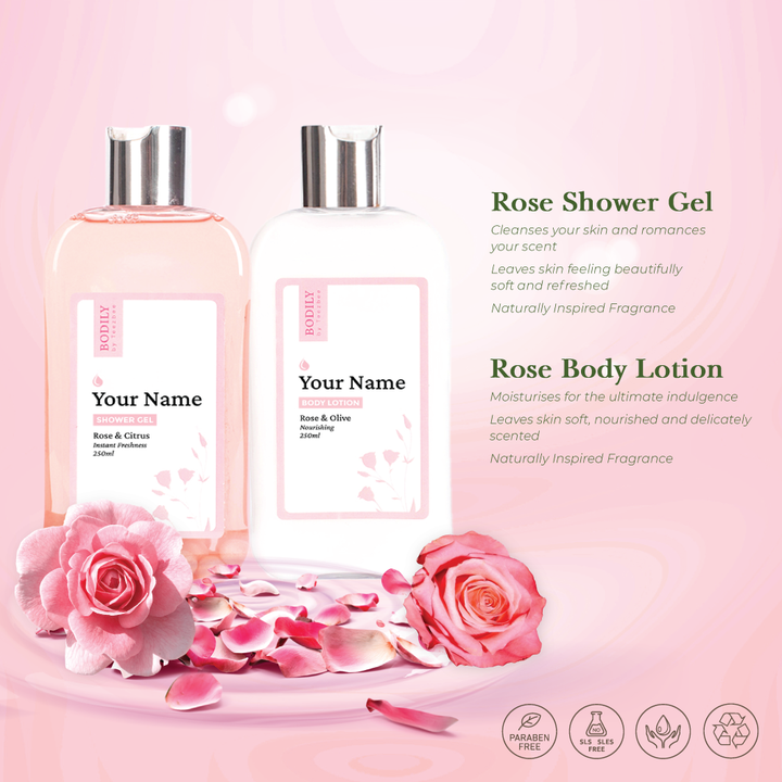 Teezbee.com - BODILY Body & Wash Gift Set (Rose)