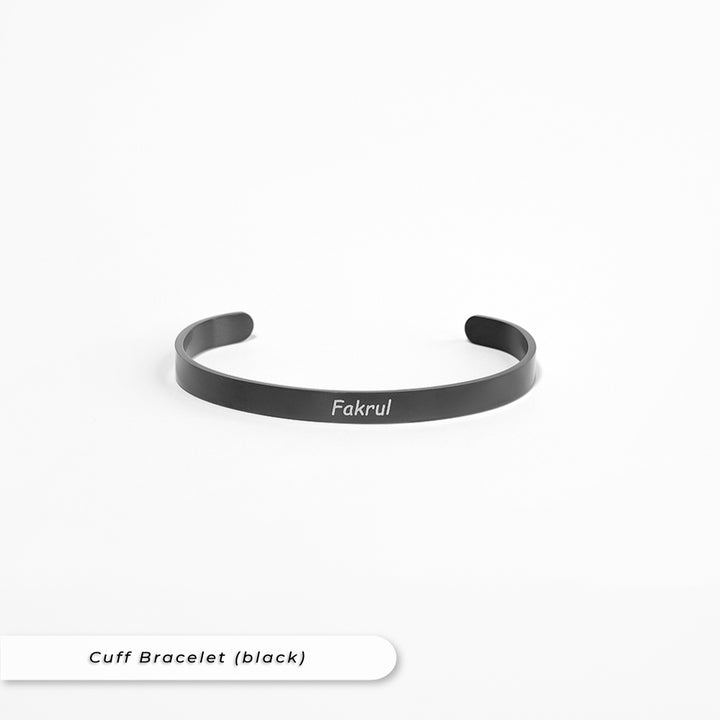 Teezbee.com - Yours Truly Cuff Bracelet (Black)
