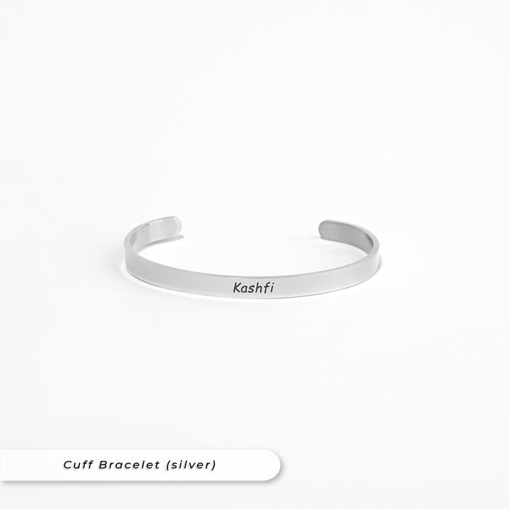 Teezbee.com - Yours Truly Cuff Bracelet (Silver)