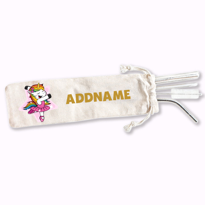 Teezbee.com - Unicorn Straw Set [FREE Custom Add Name]