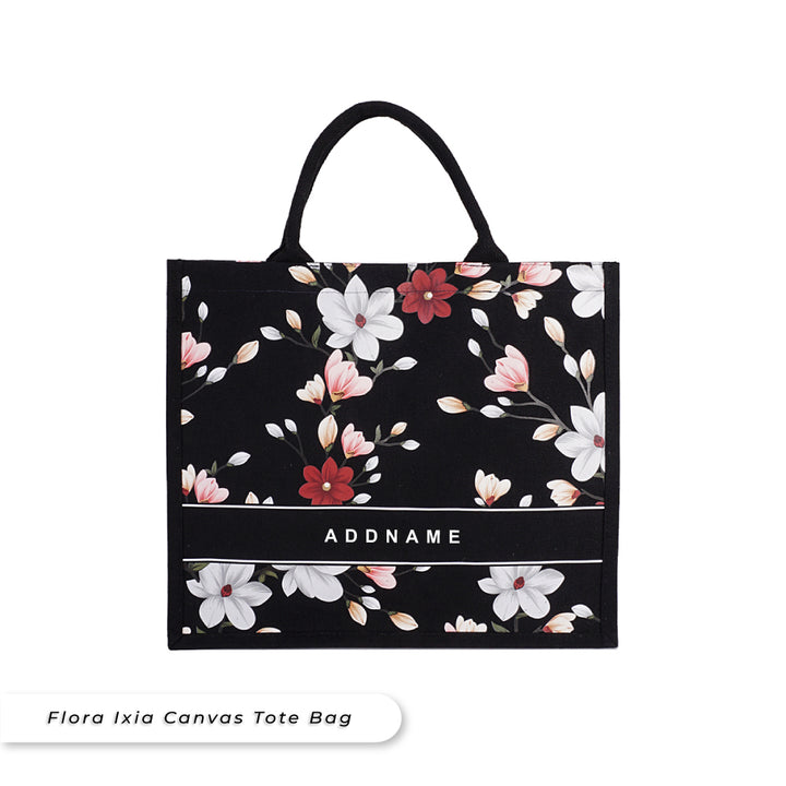 Teezbee.com - Flora Ixia Canvas Tote Bag