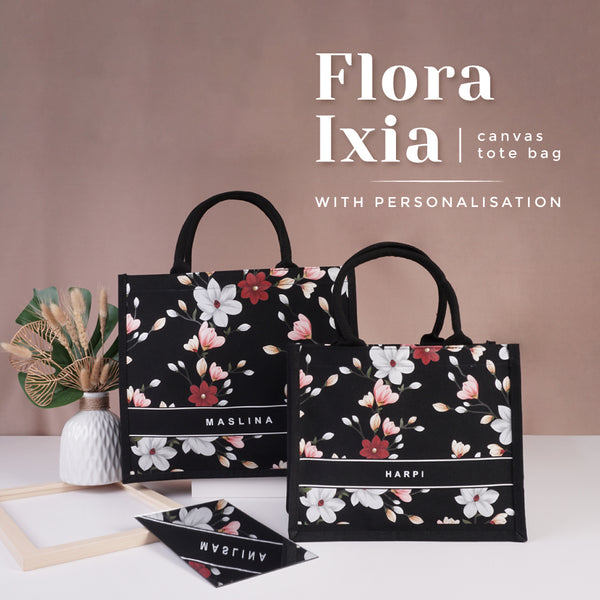 Teezbee.com - Flora Ixia Canvas Tote Bag