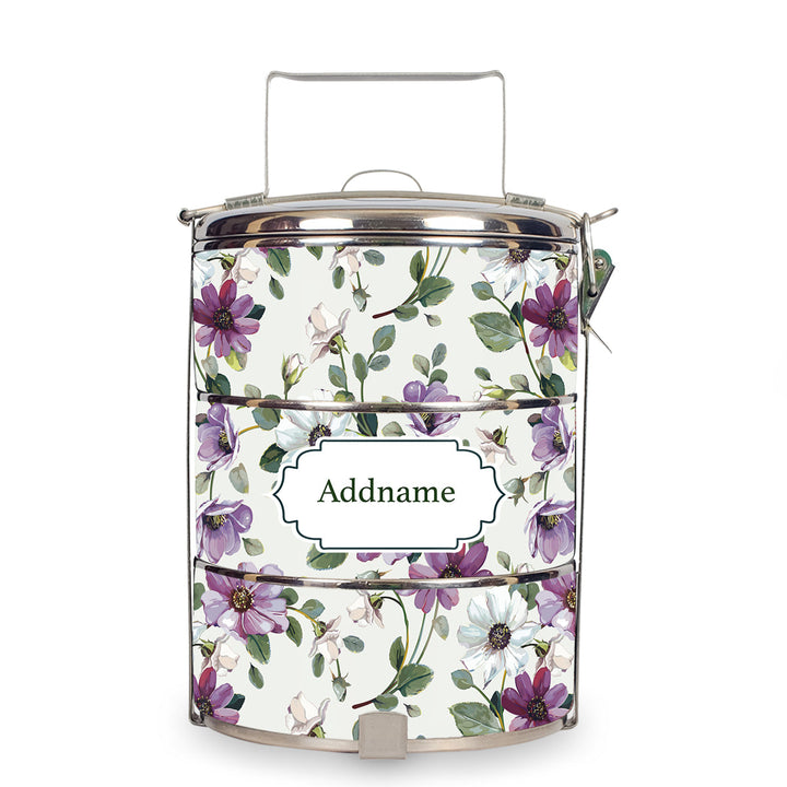 Teezbee.com - Flora Violet Tiffin Carrier