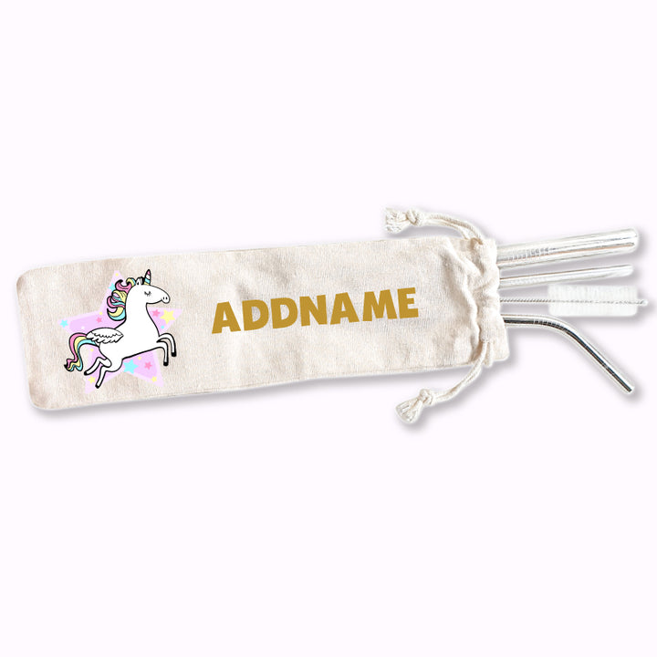 Teezbee.com - Unicorn Straw Set [FREE Custom Add Name]