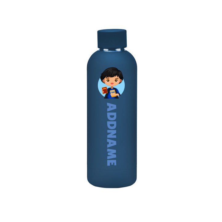 Teezbee.com - REVO 500ml Thermo Water Bottle (Ganesh | Navy Blue)