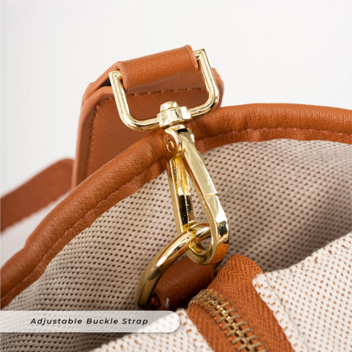 Teezbee.com - Jolié Tote Bag (Adjustable Buckle Strap)