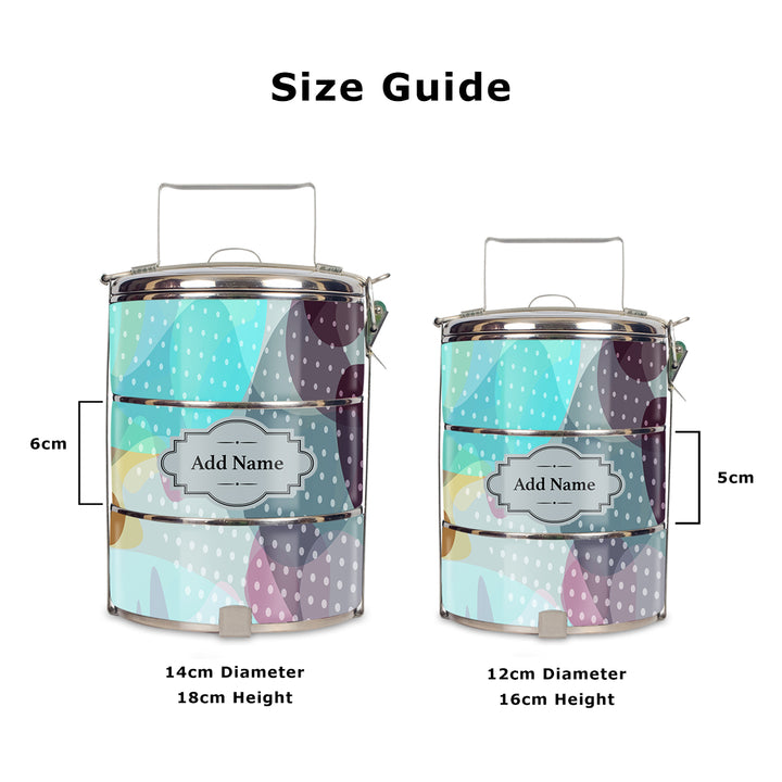 Teezbee.com - Modern Camouflage Tiffin Carrier (Size Guide)