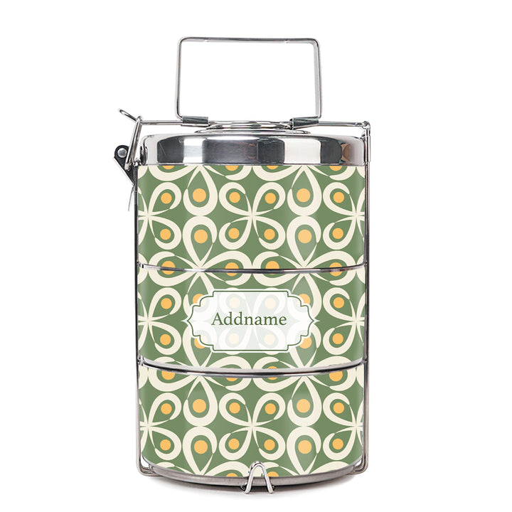 Teezbee.com - Mosaic Tile Insulated Tiffin Carrier