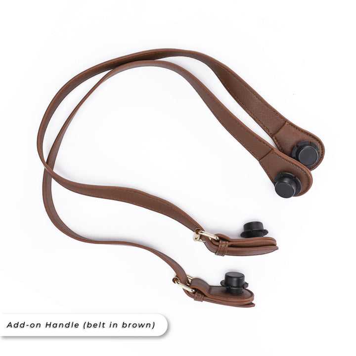 Teezbee.com - Belt Handle for Ruby Silicone Bag (brown)