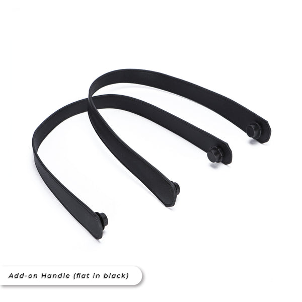 Teezbee.com - Flat Handle for Ruby Silicone Bag (black)
