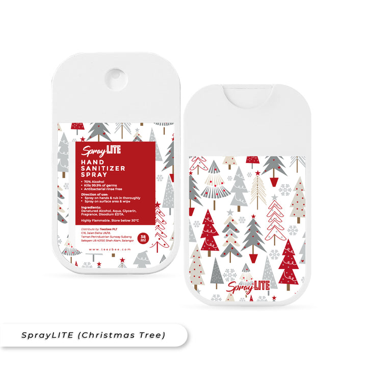 Teezbee.com - Christmas SprayLITE Pocket Spray (Christmas Tree)
