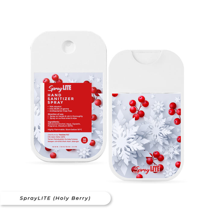 Teezbee.com - Christmas SprayLITE Pocket Spray (Holy Berry)